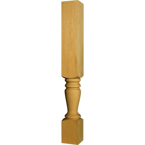 35 1/2 x 4 Plantation Buffet Leg in Beech, Osborne Wood Products, Mfr#: 1798BCH